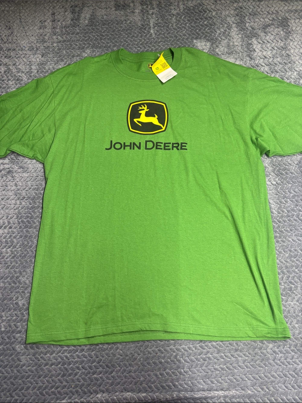 John Deere Green Short Sleeve Tee with Yellow Logo